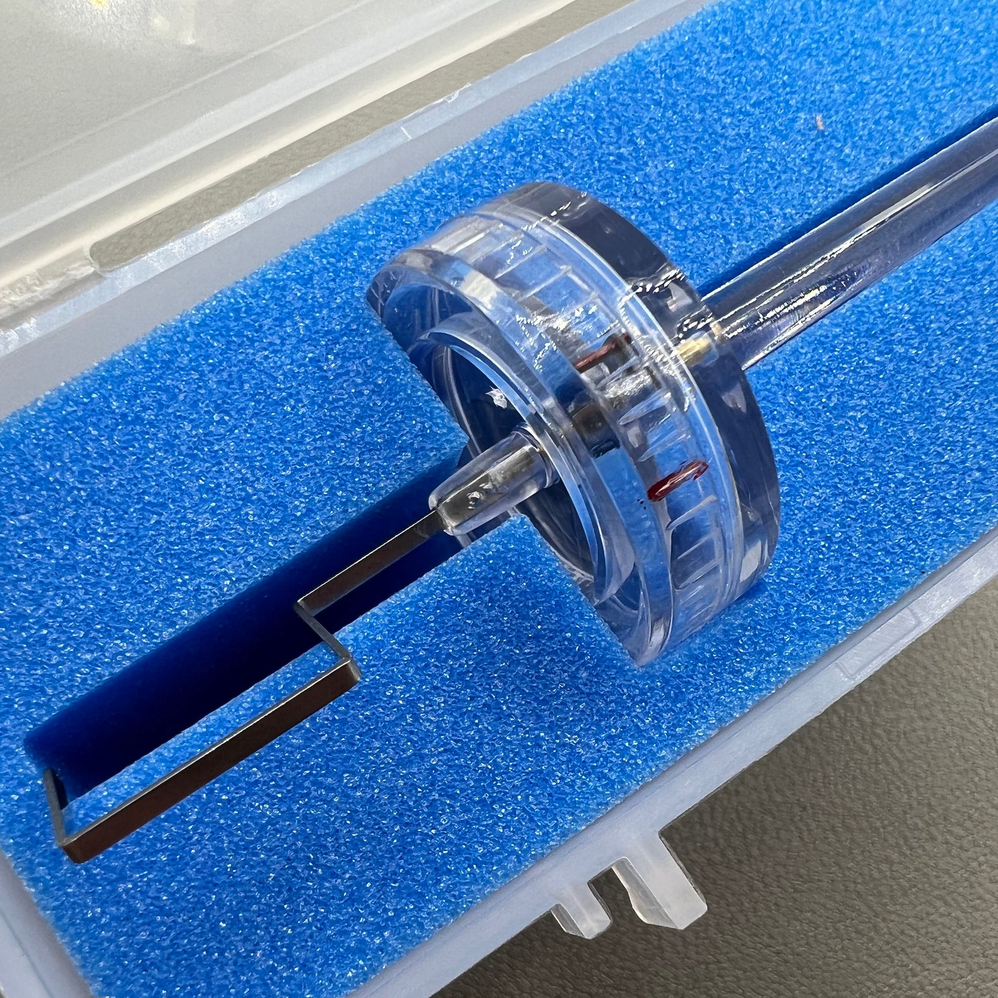 Microstella RLX watch regulation key for precise time adjustment in watchmaking accessories.