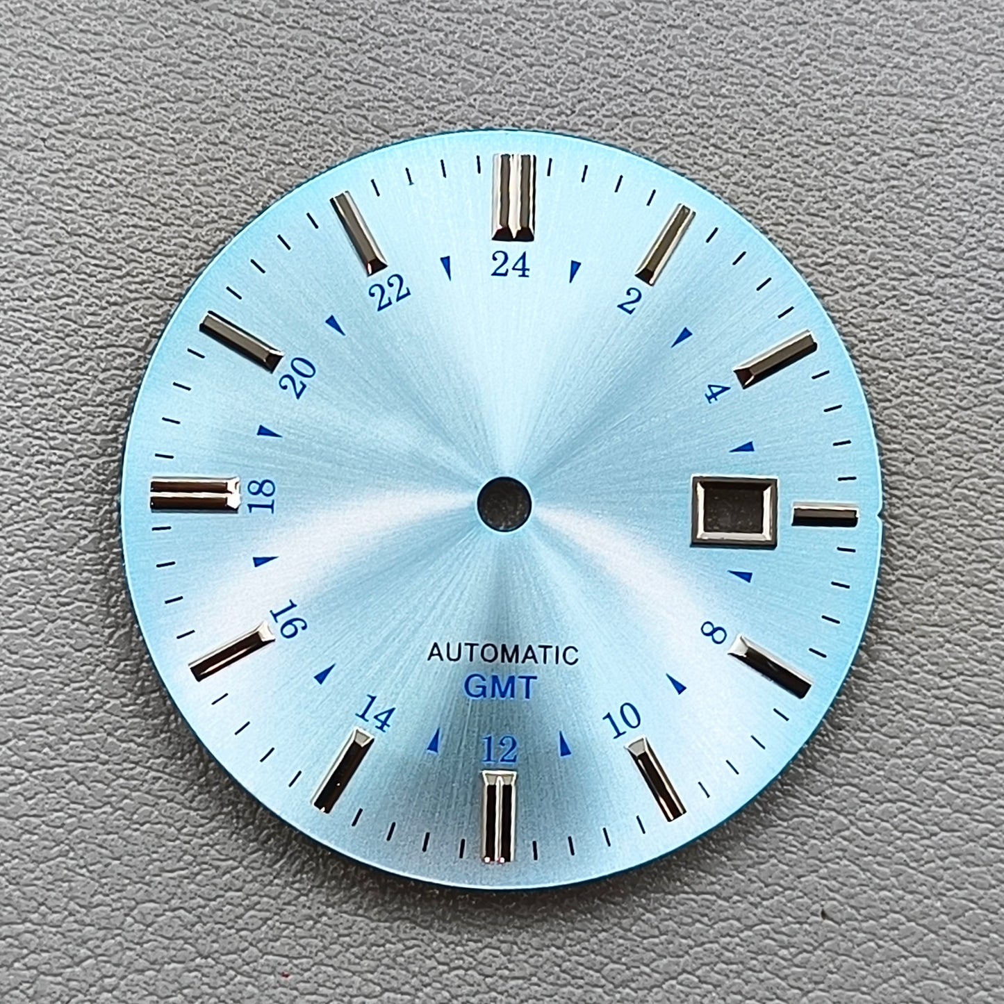 No Logo Modified Sky Blue 35mm 24 Solar Terms Watch Dial Fit for NH34 SBGJ249G