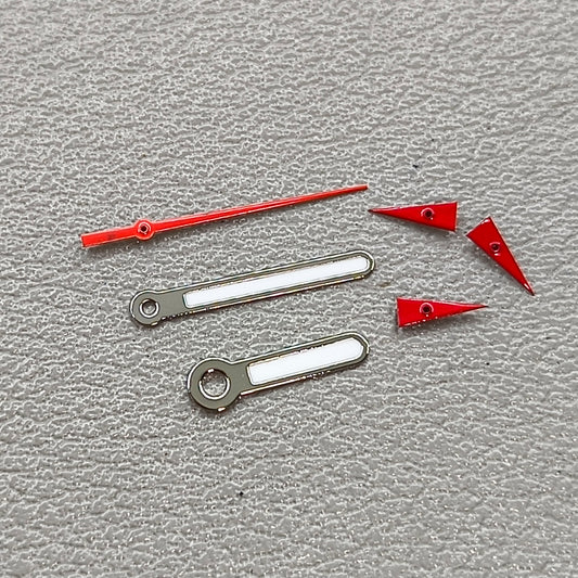 12mm Red Second Hand Silver Trim Watch Hands for OS10 OS60 OS80 Movement Watch Part
