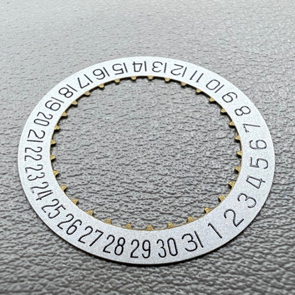 Sandus Datumsscheibe Rad Font Datum bei 6 f�r Cartier Blue, pr�zises Zifferblatt-Detail f�r Uhrenzubeh�r.