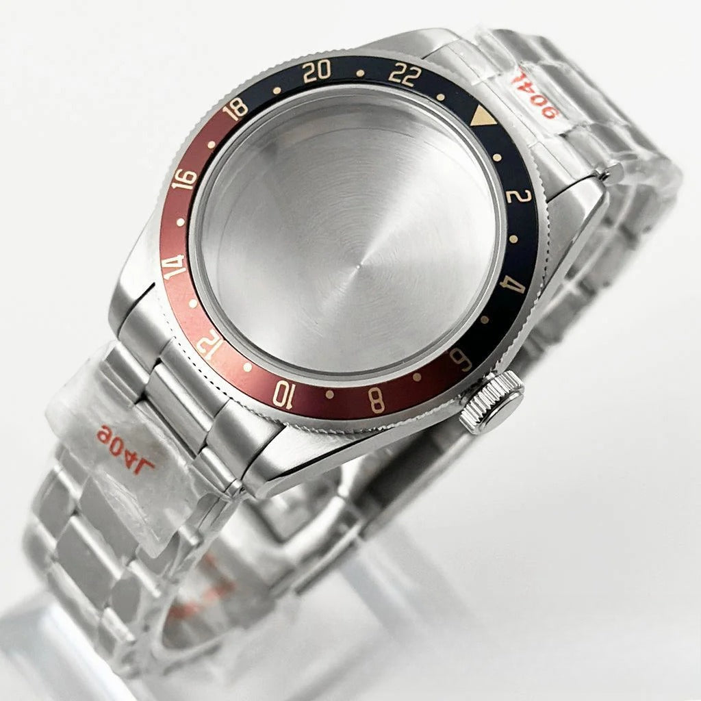 39MM Bezel Domed Sapphire Crystal Case for NH34 NH35 NH36 NH38 ETA 2824 PT5000