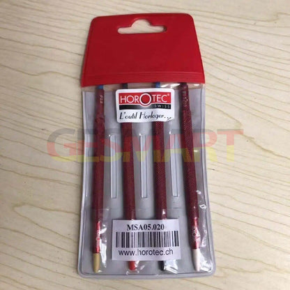 Horotec MSA05.020 Jeu de 4 outils de réglage manuel 