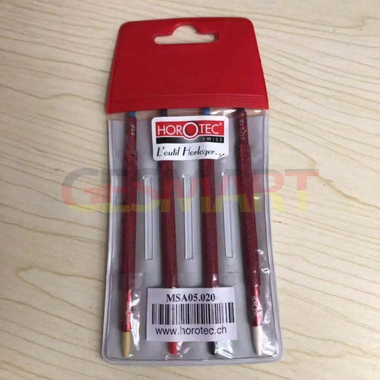 Horotec MSA05.020 Jeu de 4 outils de réglage manuel 