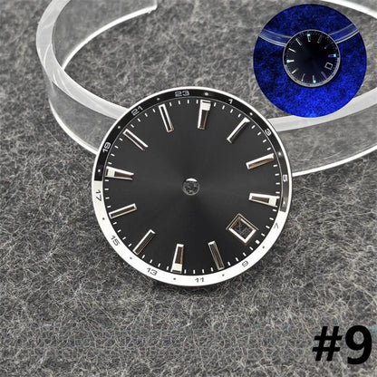 32mm BGW9 Ice Blue Luminous Watch Dial for NH34/NH35/NH36/4R35A/4R36A Movement