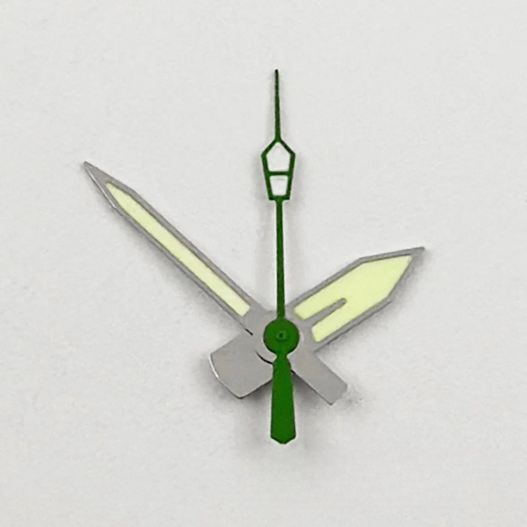 C3 Green Luminous Watch Hands Pointers for NH35 NH36 NH38 NH39 NH70 NH72