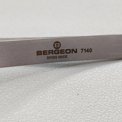 Swiss Bergeon 7140 Cross Locking Tweezers for Crystals and Dials