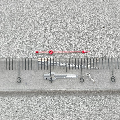 Red Second Hand Watch Hands with BGW9 Luminous for VK63 VK64 Movement