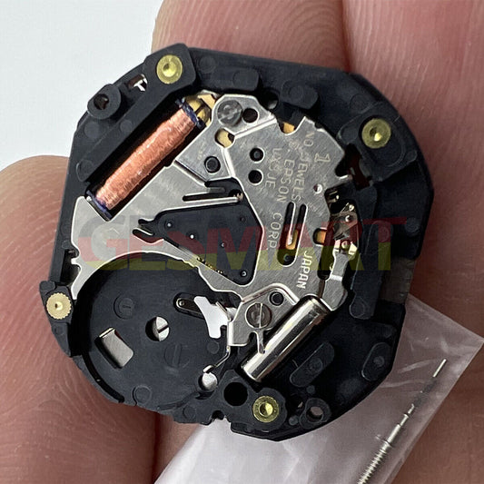 Hattori Epson VX3J quartz watch movement, precision Japan-made component for accurate timekeeping.