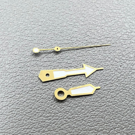 Lume Golden Trim Watch Hands Set for NH34 NH35 NH36 NH38 NH39