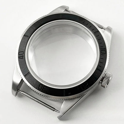 39MM Bezel Domed Sapphire Crystal Case for NH34 NH35 NH36 NH38 ETA 2824 PT5000