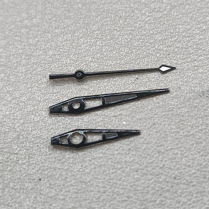 Black Big Arrow with Green Lume Watch Hands for NH35/36 NH38 NH72 NH70