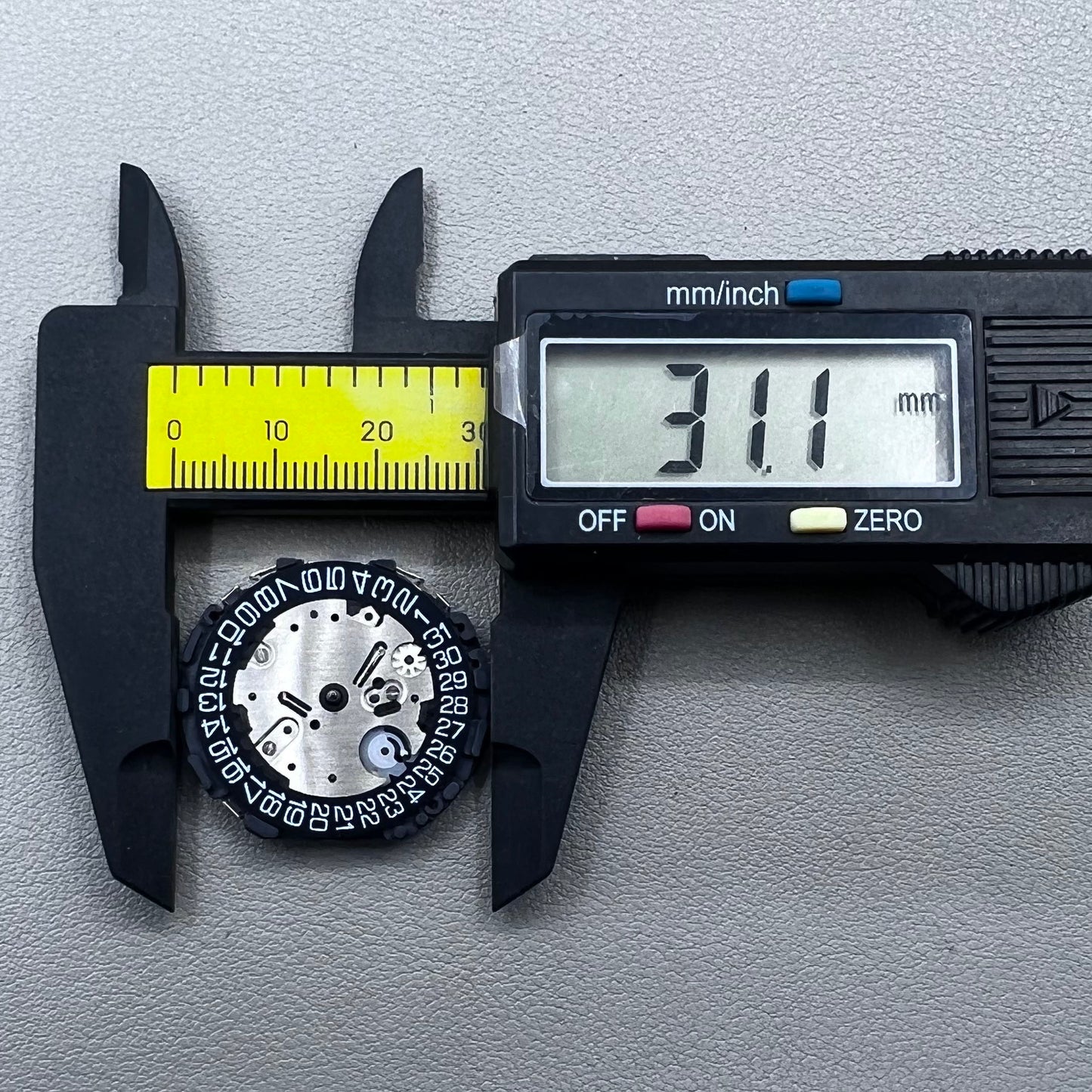 Japan VR32B Black Disk Multifunctional Watch Quartz Movement