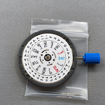 Japan Seiko NH36 Automatic Mechanical Movement Arabic Date Dial Crown@3.8