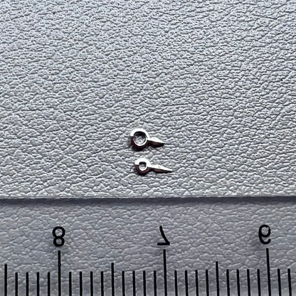 2 Sets/Pack 3x2.5mm Silver Watch Hands for Ronda 763 762 751 1062 1063 Movement
