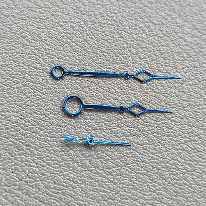 Hollow Blue Trim Pointer Watch Hands for ETA6497/6498 Seagull ST3600/ST3620 Series