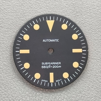 watch dial with S logo