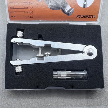 Spring Bar Bracelet Pliers remover tool BG 6825 for watch strap adjustments by BG brand.