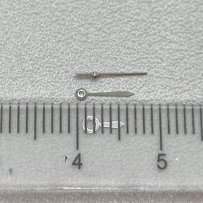 6mm Silver Polished Arrow Shape Watch Hands Sets Fit for Miyota 2035 2115 Movement Watch Part