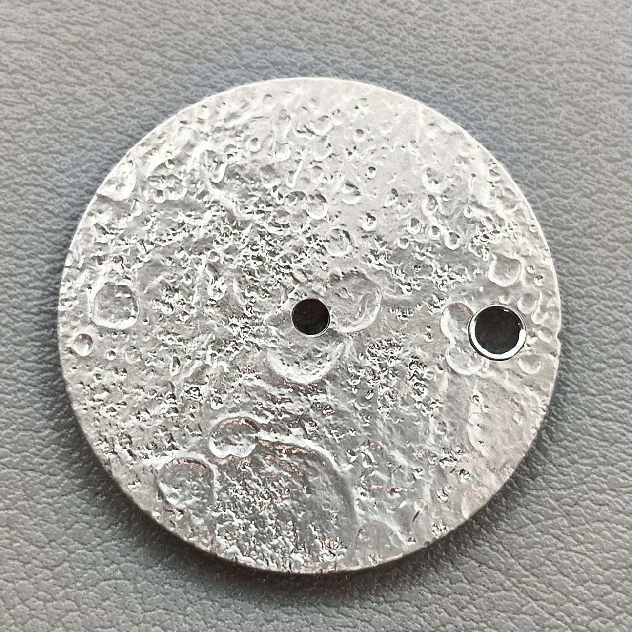 28.5mm Grey Lunar Surface Modified Watch Dial Fit for NH35 NH36 Movement