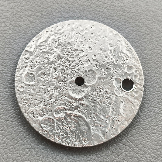 28.5mm Grey Lunar Surface Modified Watch Dial Fit for NH35 NH36 Movement