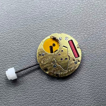 Swiss ETA E61.041 quartz watch movement by ETA with date indicator at 3 o'clock, precise timekeeping replacement.
