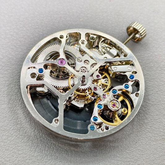 3 Hands Hollow Balance Automatic Mechanical Movement Wheel@6