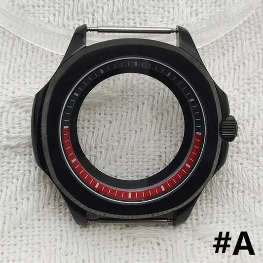 39MM Stainless Steel Colorful Ring Sapphire Glass Cover 5ATM for NH35/NH36/NH70