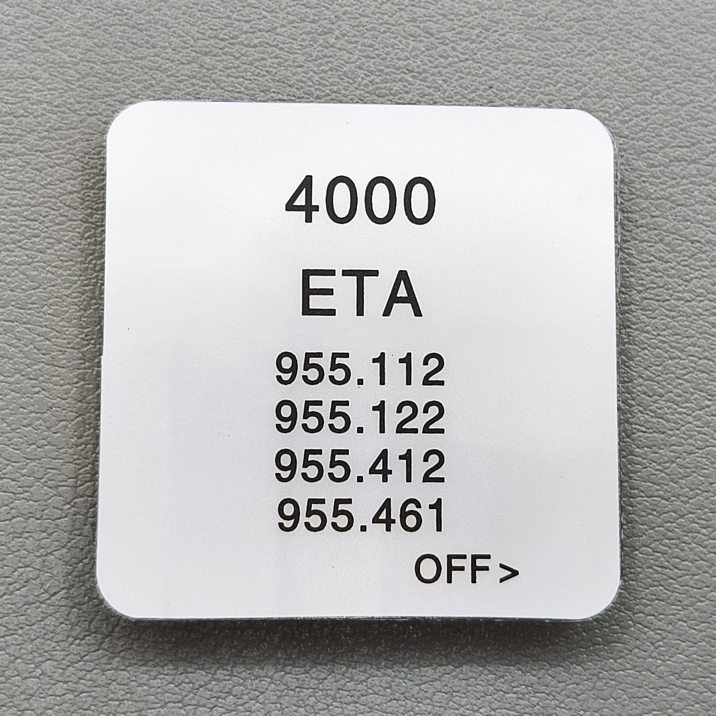 Replacement Circuit Board Generic for ETA 955.112 955.412 955.414 Movement
