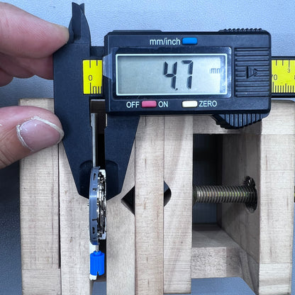 Japan Seiko NH36 NH36A Movement English font Black Disk Week Crown@3.8