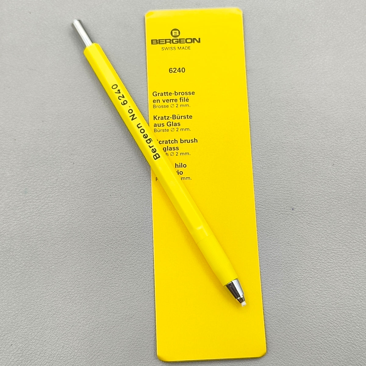 Swiss Bergeon 6240 Glass Fibre Scratch Brush of Glass Pencil Length:125mm
