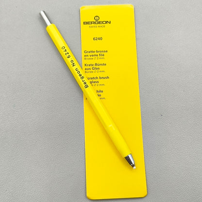 Swiss Bergeon 6240 Glass Fibre Scratch Brush of Glass Pencil Length:125mm