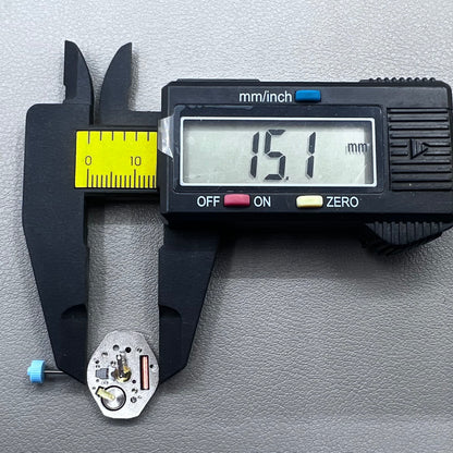 Swiss Ronda 762 quartz watch movement with high canon pinion H5, precision timekeeping by Ronda.
