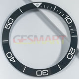 38.5mm Ceramic Blue Luminous Slope Watch Bezel Ring Fit for Conquest Watch