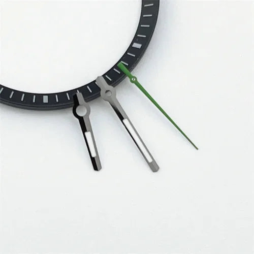 Green Luminous Logbook Watch Hands Green Orange Red Second Hand for NH35/NH36