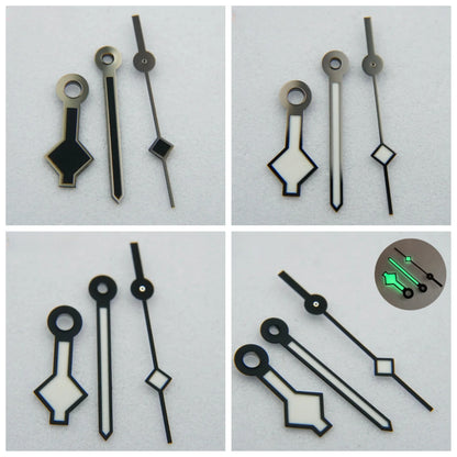 9.3 x 14 x14 mm Adapt Tud or Snowflake Hands Fit 2824 lume Watch Hands