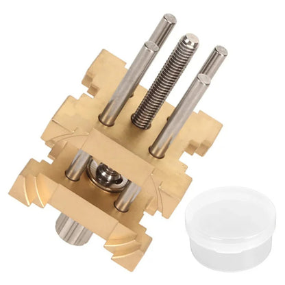 Adjustable watch movement holder, fixed base for secure repair and disassembly of watch movements.