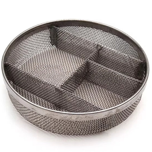 1. 5-pack Grids stainless steel cleaning baskets by 304L for precise watch repair.