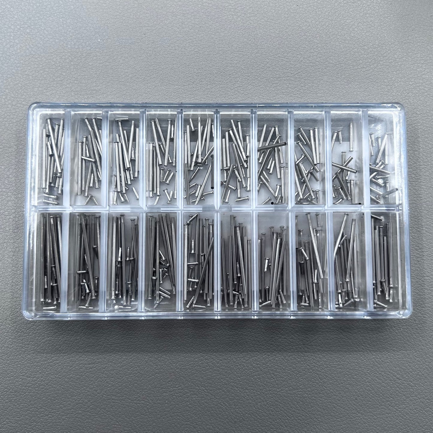 100pcs 1.0mm Thick 8mm-26mm Watch Band Clasp Buckle Tube Friction Pin Spring Bar
