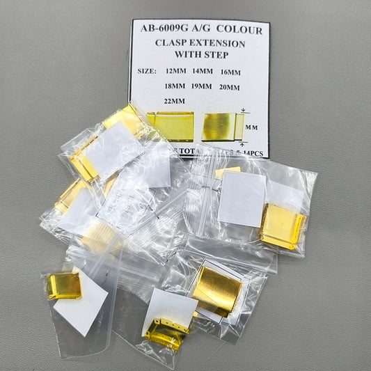 Golden Watch Strap Bracelet Extender Bands Clasp Extension Link 14PCS/Pack