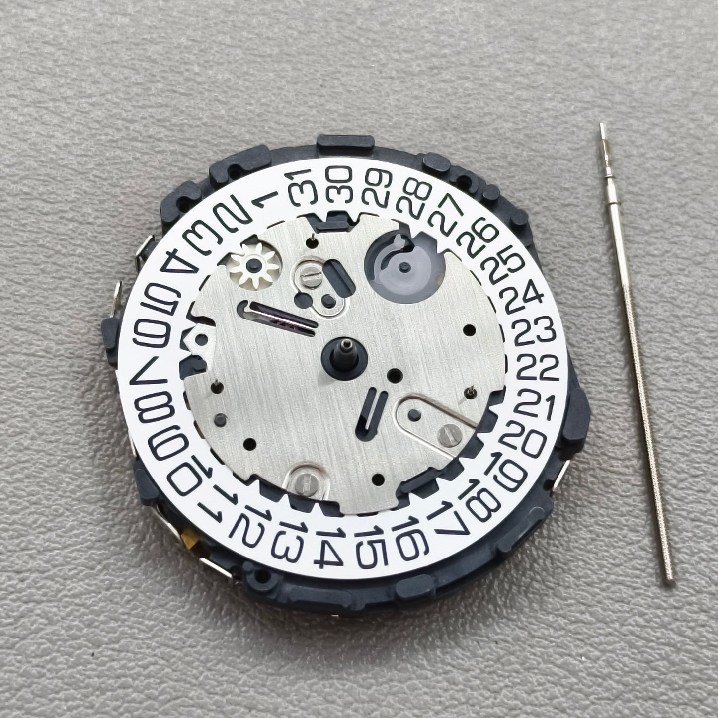 Japan Hattori Epson VR3G VR3GA Watch Quartz Movement Date@3