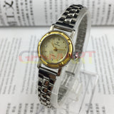 21mm SHANGHAI DIAMOND Small Manual Mechanical Lady Watch 17 Jews golden Dial