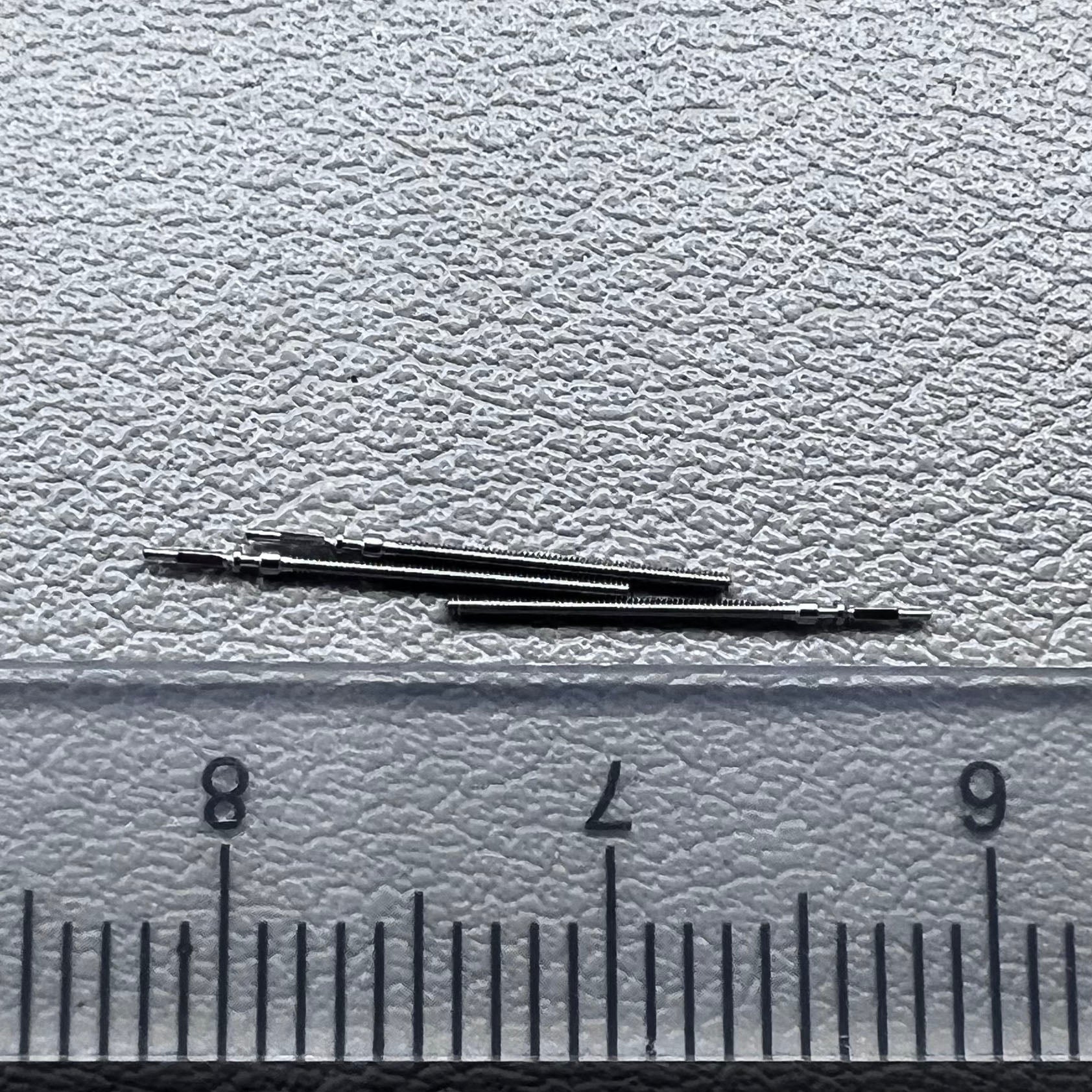 Set of 3 watch winding stems for VX00, VX01, VX10, VX11 quartz movements, precise fit.