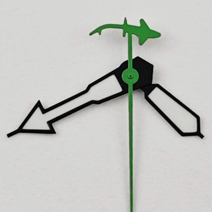 Shark Second Hands Green Luminous Watch Hands for NH34/35/36 NH38 NH39 NH70 NH72