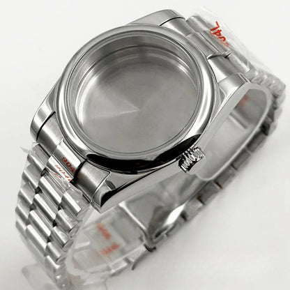 36MM/40MM Round Bezel Watch Case Sapphire Crystal for NH34 NH35 NH36 ETA2824