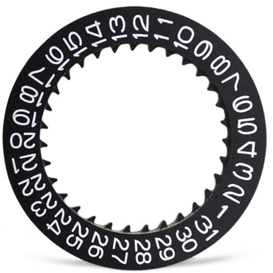 New Date At 3 Black Date Disk Wheel Date Wheel for NH35 NH36 Movement