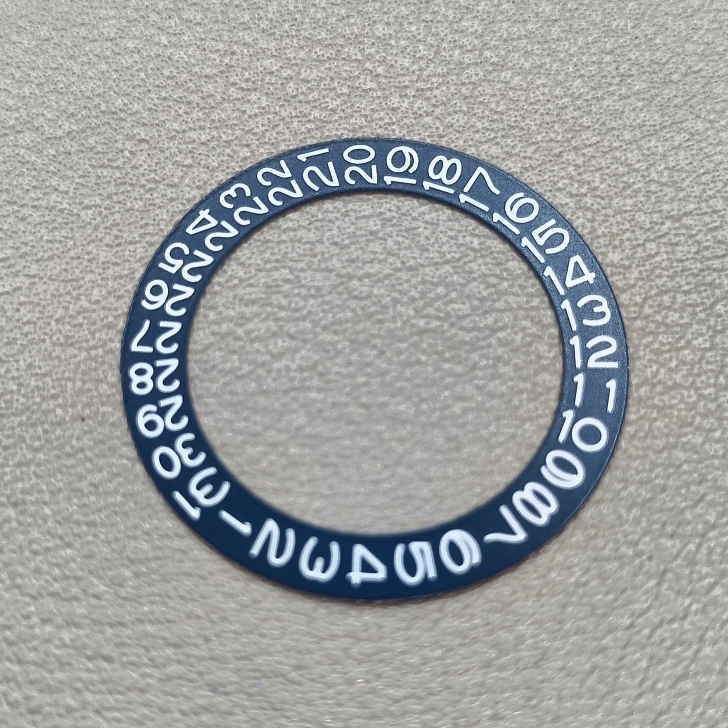 Denim Blue Background Date Disk Wheel Overlay for NH35 NH36 Movement Date@3