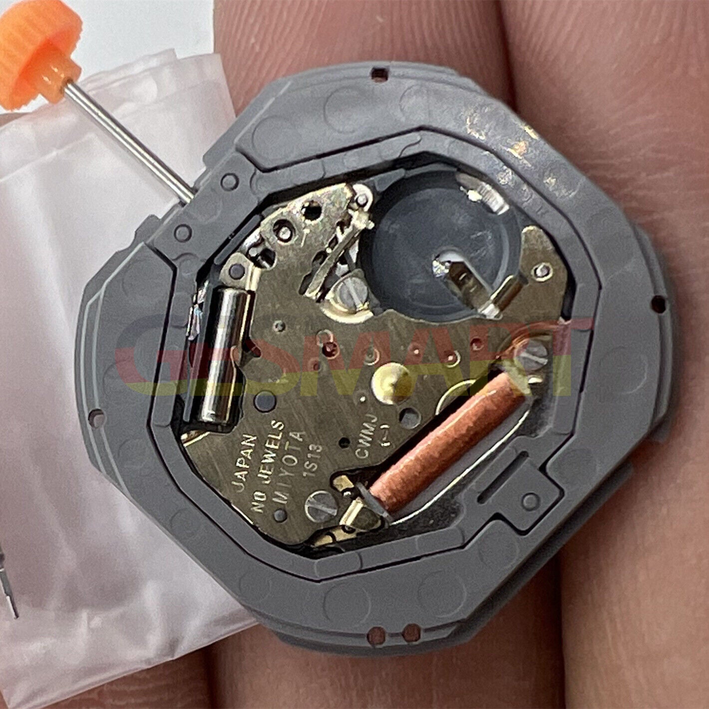 Miyota 1S13 Japan Quartz Movement with date display at 6 o?clock, precise Japan-made mechanism