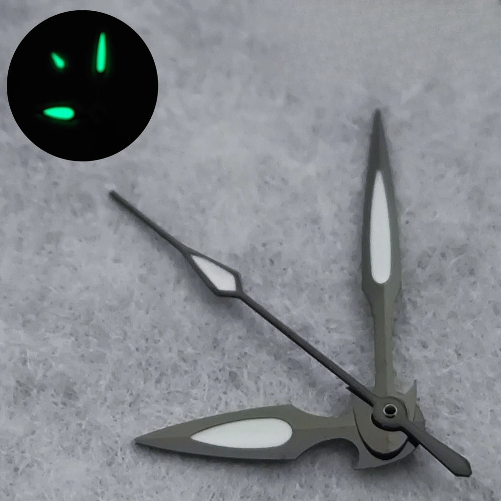 Multicolor Trim Green Luminous Watch Hands For NH34 NH35 NH36 4R 7S Movement