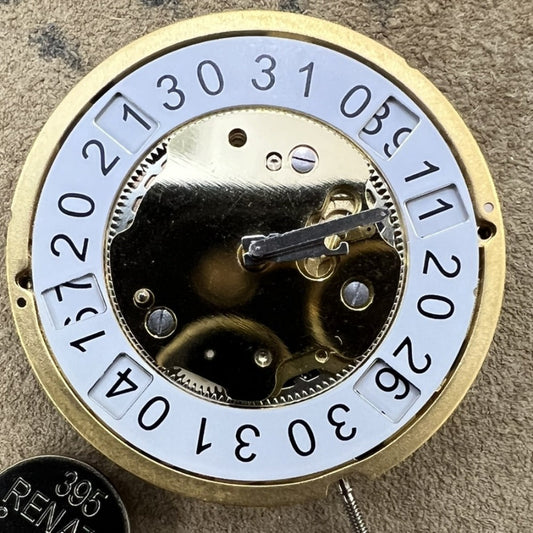 Swiss Made Ronda 5010.B Golden Quartz Movement Watch Part