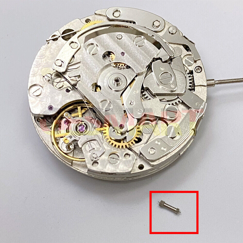 Oscillating pinion for Shanghai 7753/7750 watch movement, generic 60s repair part.